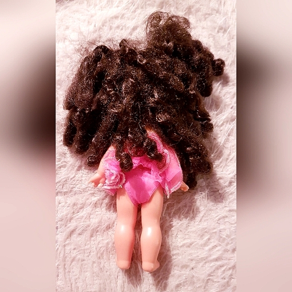 1988 Lil' Miss Makeup Doll Brunette Rock Star Roller Skater Mattel 7" Vintage - Picture 10 of 12